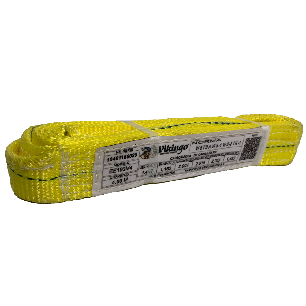 ESLINGA OJO A OJO 1 CAPA 2"" X 4 M CAP.