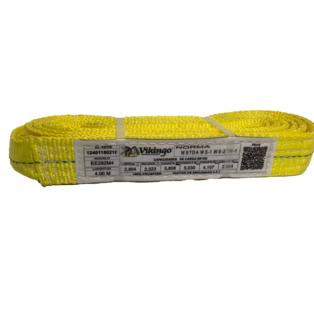 ESLINGA OJO A OJO 2 CAPAS 2"" X 6 M CAP. VERT. 2904 KG