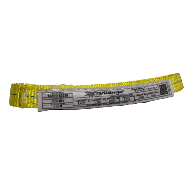 ESLINGA OJO A OJO 2 CAPAS 1"" X 1 M CAP.