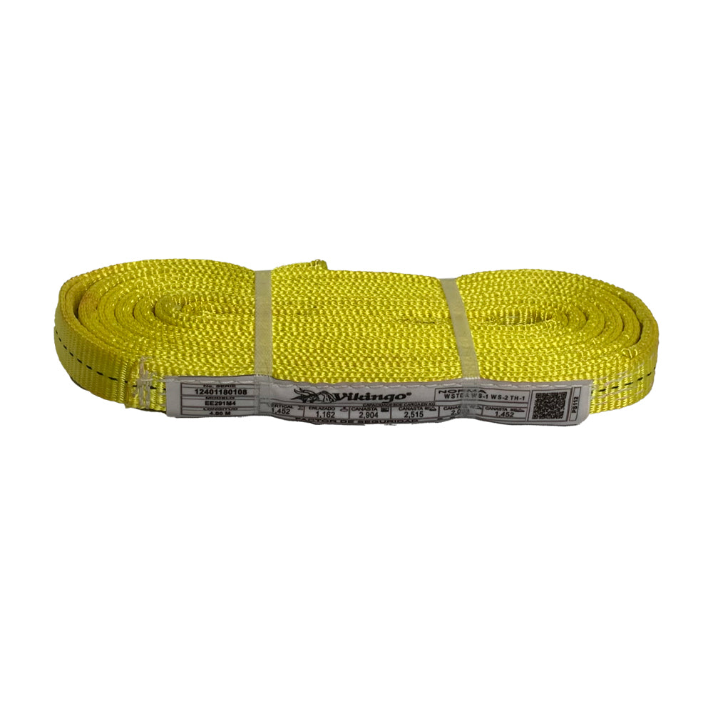 ESLINGA OJO A OJO 2 CAPAS 1"" X 4 M CAP.  VERT. 1,452 KG
