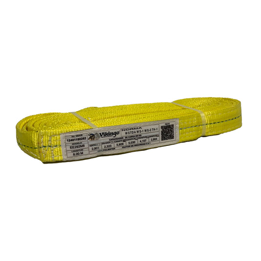 ESLINGA OJO A OJO 2 CAPAS 2"" X 8 M CAP.  VERT. 2,904 KG
